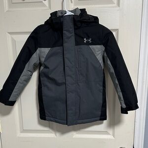 Under Armour Kids Westward 3-in-1 Black and Gray Puffer Jacket Size 6